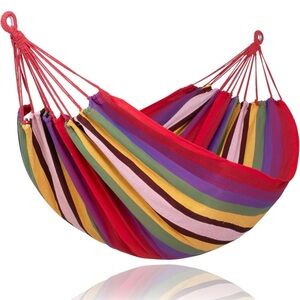 NEW - Tree hammock/ easy up easy down Multicolor Stripe/ with storage bag